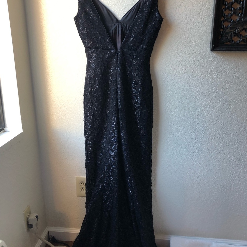 Black evening dress